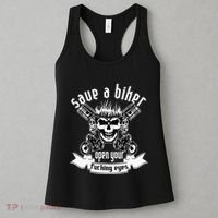 Save A Biker Open Your Fucking Eyes For Motorcycle Lovers Women's Tank Top thumb 3