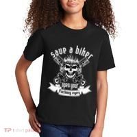 Save A Biker Open Your Fucking Eyes For Motorcycle Lovers Kids T-Shirt thumb 2