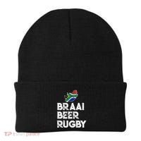 South African Braai Beer Rugby Flag Patriotic Beanie thumb 0