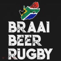 South African Braai Beer Rugby Flag Patriotic Women's Hoodie thumb 2