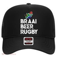 South African Braai Beer Rugby Flag Patriotic Hat thumb 0