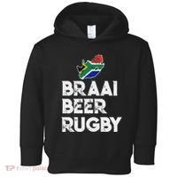 South African Braai Beer Rugby Flag Patriotic Toddler Hoodie thumb 0