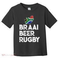 South African Braai Beer Rugby Flag Patriotic Toddler T-Shirt thumb 0