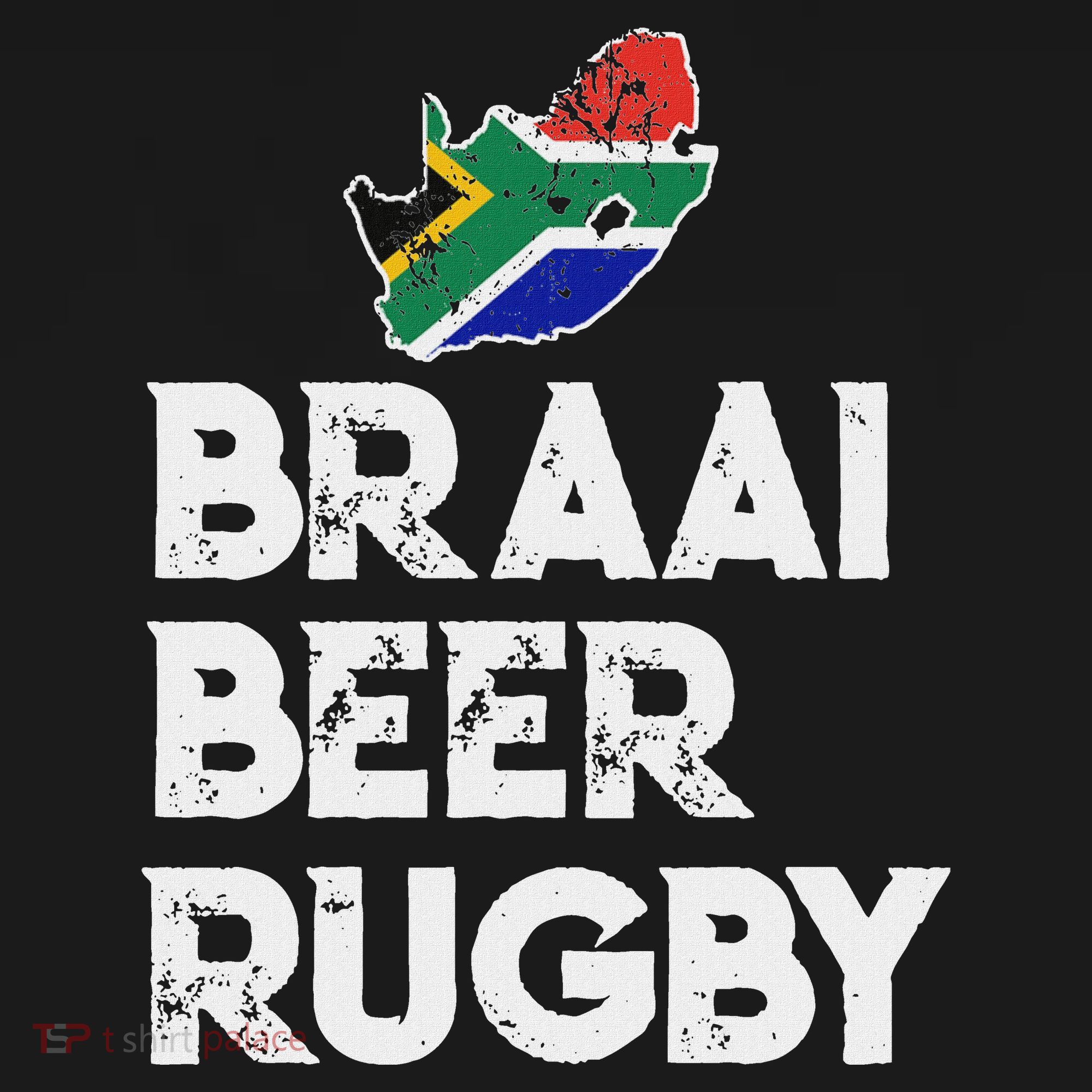 South African Braai Beer Rugby Flag Patriotic Toddler T-Shirt