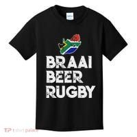 South African Braai Beer Rugby Flag Patriotic Kids T-Shirt thumb 0