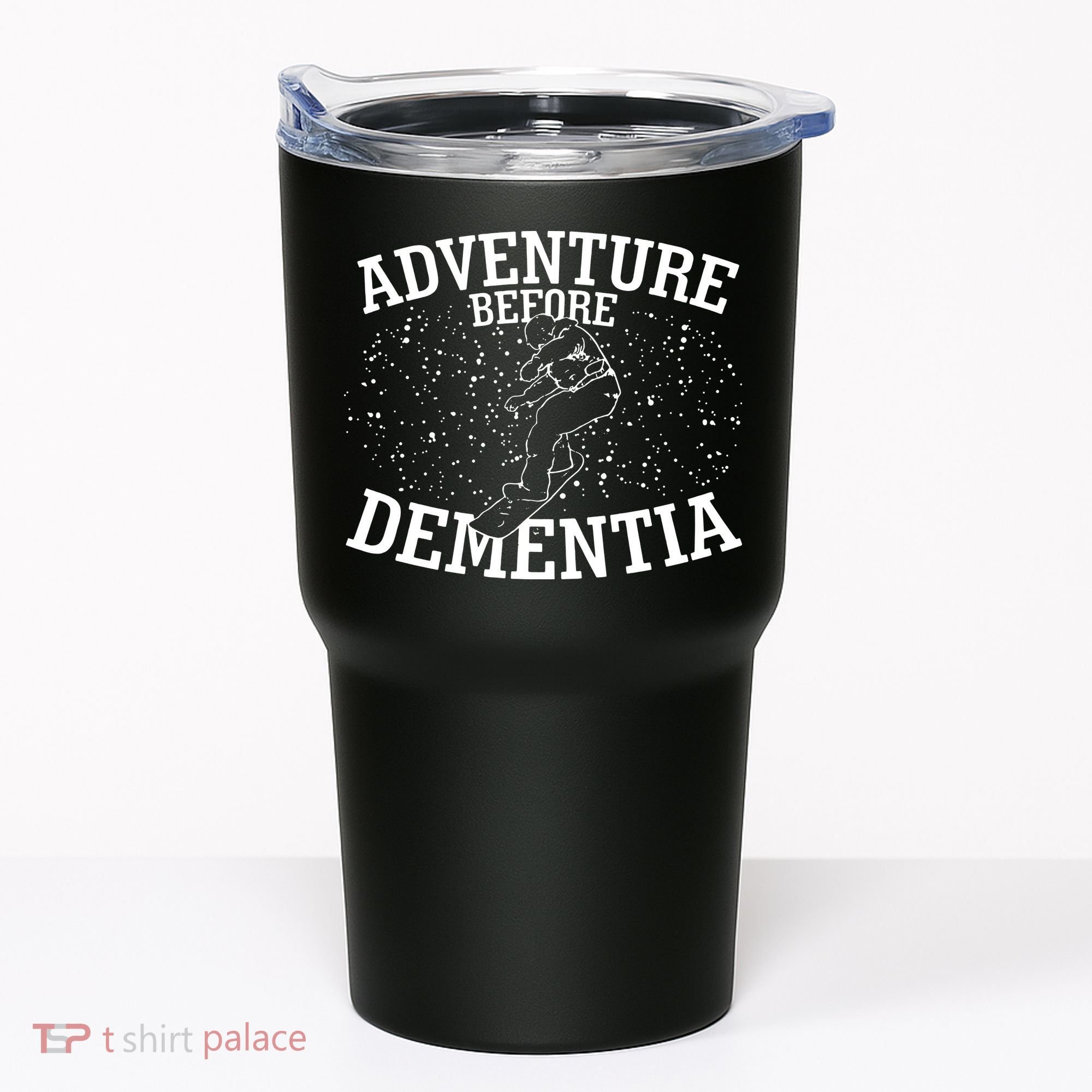 Snowboard Adventure Before Dementia Tumbler