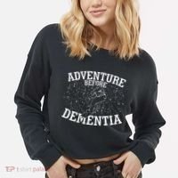 Snowboard Adventure Before Dementia Cropped Pullover Crew thumb 2