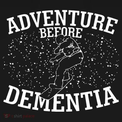Snowboard Adventure Before Dementia Cropped Pullover Crew