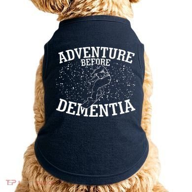 Snowboard Adventure Before Dementia Doggie Tank