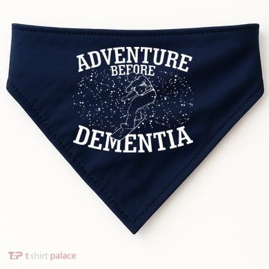 Snowboard Adventure Before Dementia USA-Made Doggie Bandana