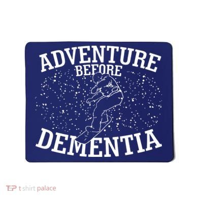 Snowboard Adventure Before Dementia Mousepad