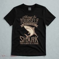 Shark Always Be Ayourself Be A Shark Diver T-Shirt thumb 5