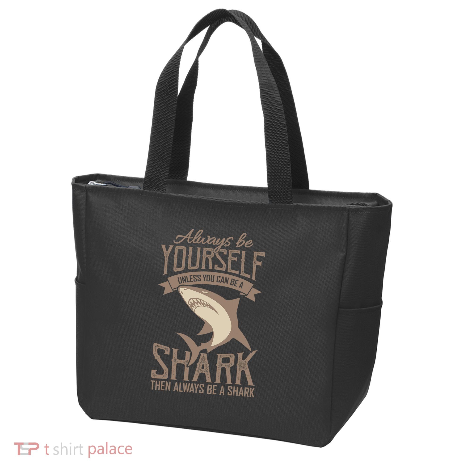 Shark Always Be Ayourself Be A Shark Diver Tote Bag