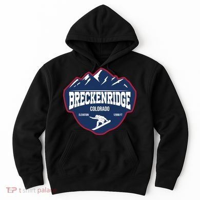 Ski At Breckenridge Colorado Hoodie