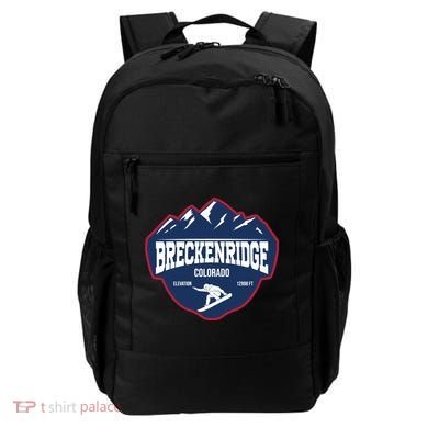 Ski At Breckenridge Colorado Backpack