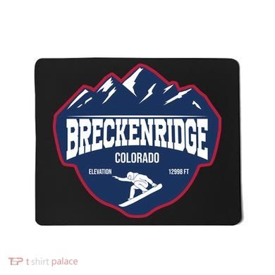 Ski At Breckenridge Colorado Mousepad