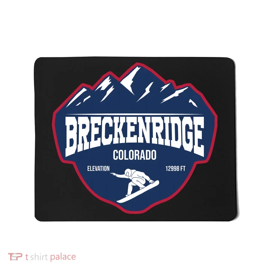 Ski At Breckenridge Colorado Mousepad