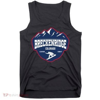 Ski At Breckenridge Colorado Tank Top
