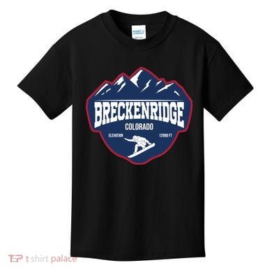 Ski At Breckenridge Colorado Kids T-Shirt