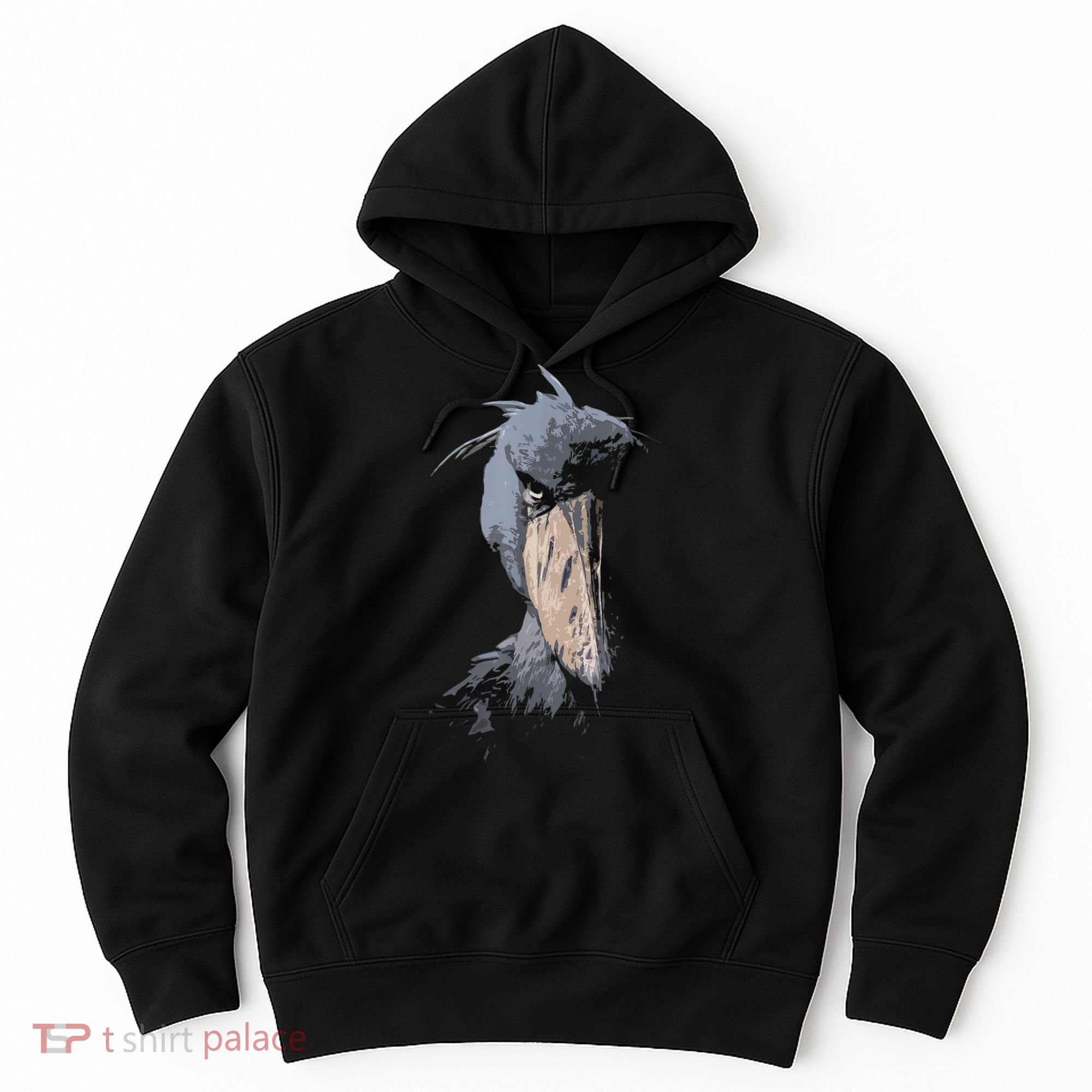 Shoebill African Bird Aztec Mayan Bird Lover Cool Distressed Hoodie