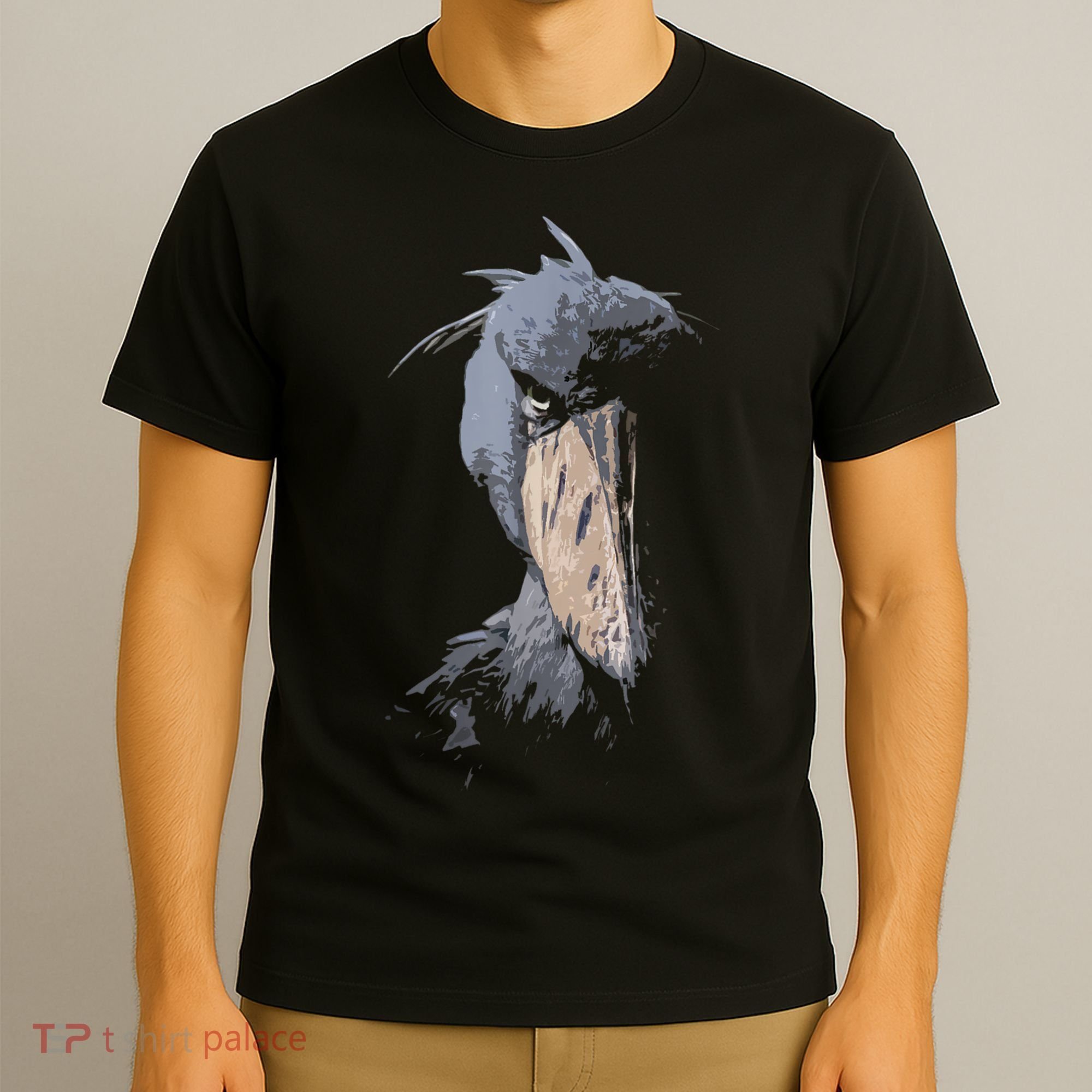 Shoebill African Bird Aztec Mayan Bird Lover Cool Distressed T-Shirt