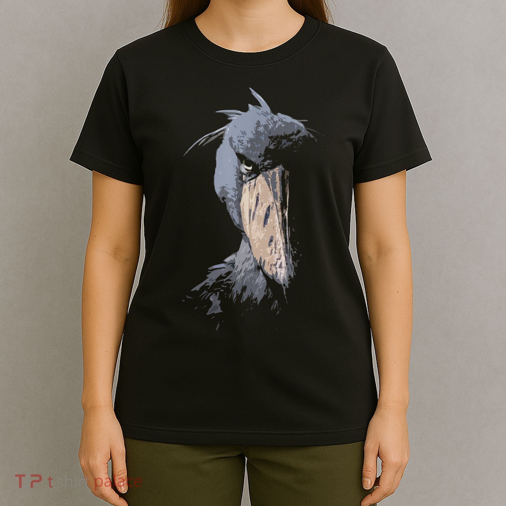 Shoebill African Bird Aztec Mayan Bird Lover Cool Distressed T-Shirt