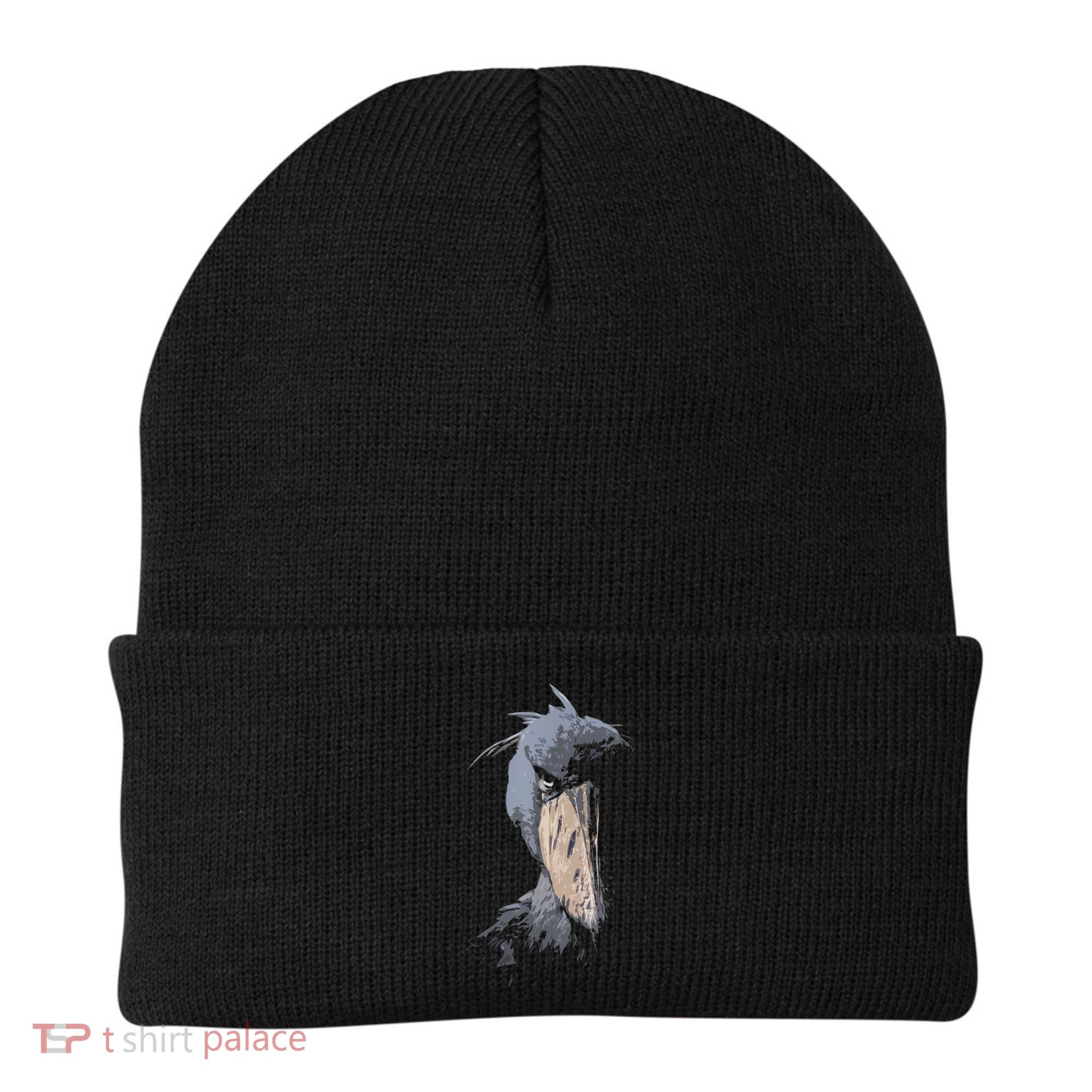 Shoebill African Bird Aztec Mayan Bird Lover Cool Distressed Beanie
