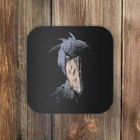 Shoebill African Bird Aztec Mayan Bird Lover Cool Distressed Coaster thumb 0