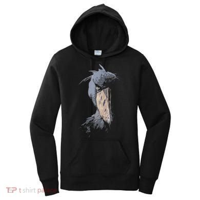 Shoebill African Bird Aztec Mayan Bird Lover Cool Distressed Women's Hoodie
