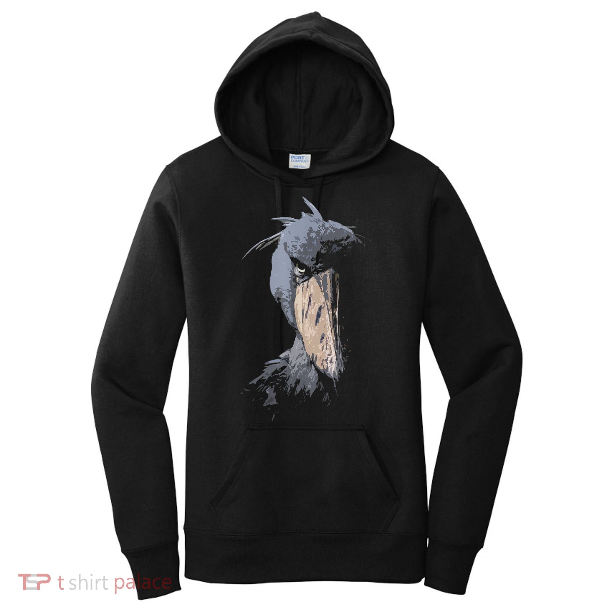 Shoebill African Bird Aztec Mayan Bird Lover Cool Distressed Women's Hoodie