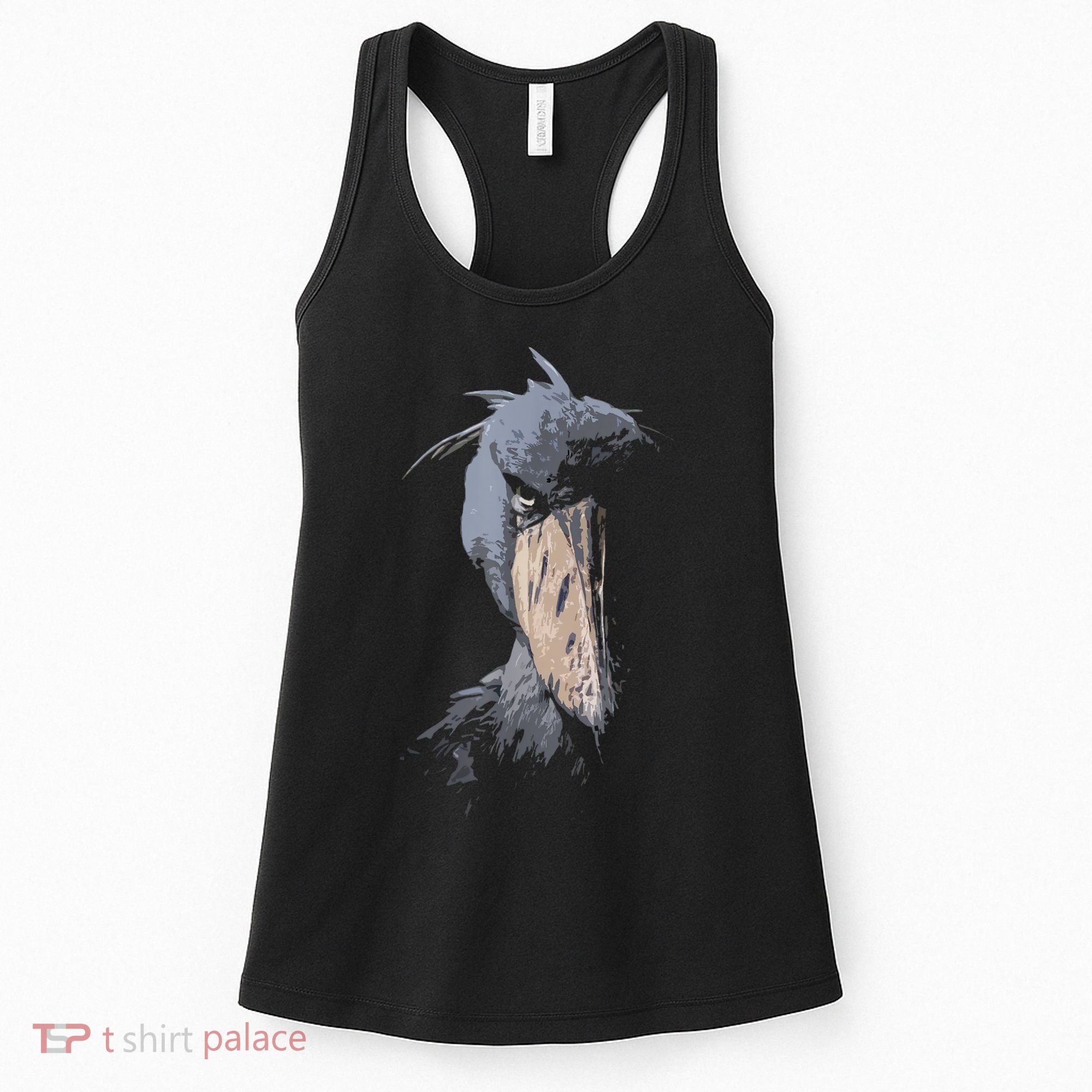 Shoebill African Bird Aztec Mayan Bird Lover Cool Distressed Women's Tank Top