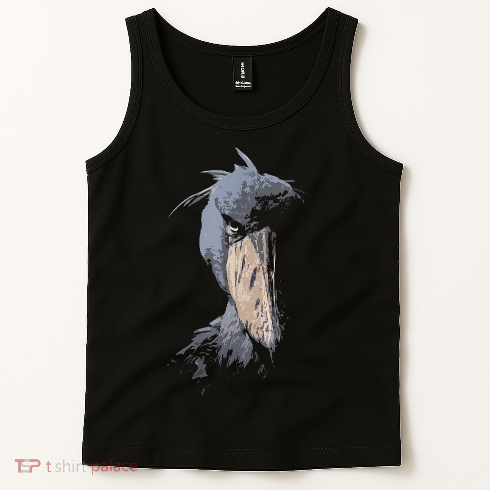 Shoebill African Bird Aztec Mayan Bird Lover Cool Distressed Tank Top