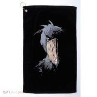 Shoebill African Bird Aztec Mayan Bird Lover Cool Distressed Golf Towel thumb 0