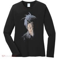 Shoebill African Bird Aztec Mayan Bird Lover Cool Distressed Women's Long Sleeve Shirt thumb 0
