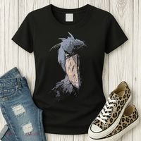 Shoebill African Bird Aztec Mayan Bird Lover Cool Distressed Women's T-Shirt thumb 3