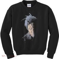 Shoebill African Bird Aztec Mayan Bird Lover Cool Distressed Kids Sweatshirt thumb 0