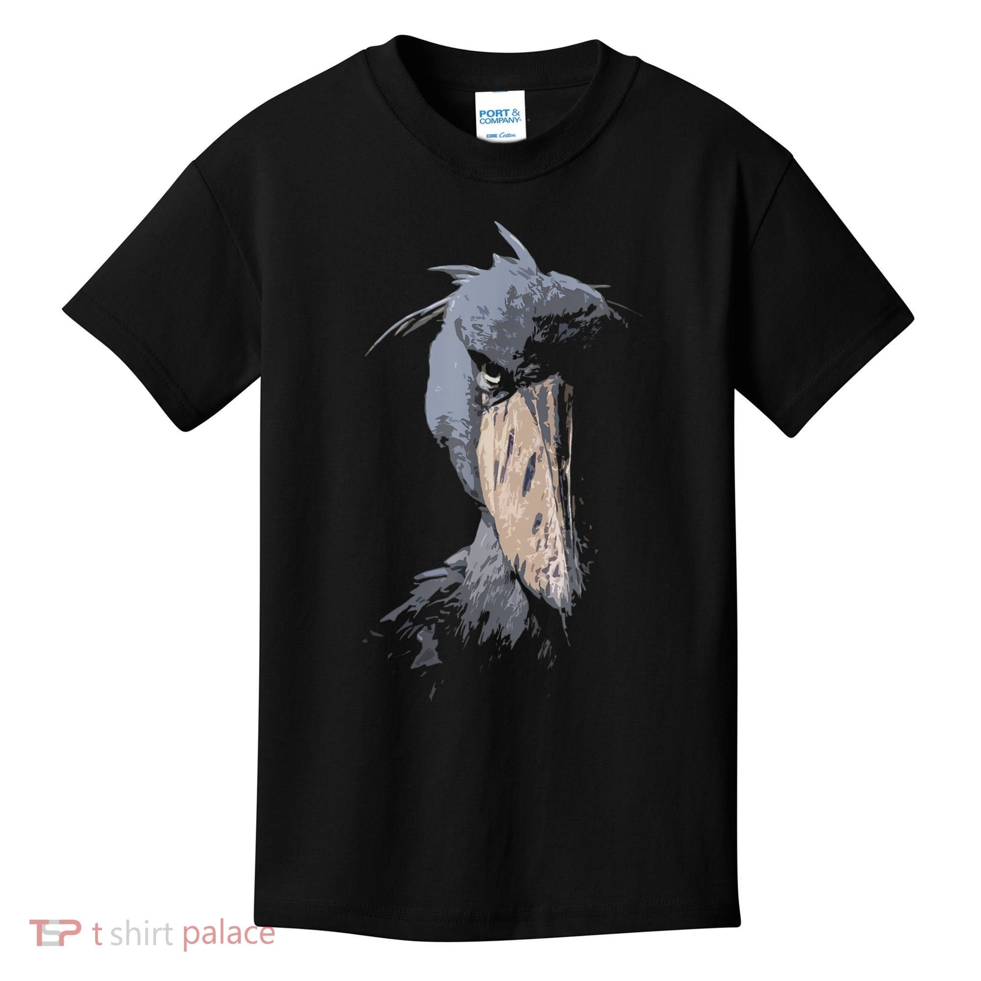 Shoebill African Bird Aztec Mayan Bird Lover Cool Distressed Kids T-Shirt