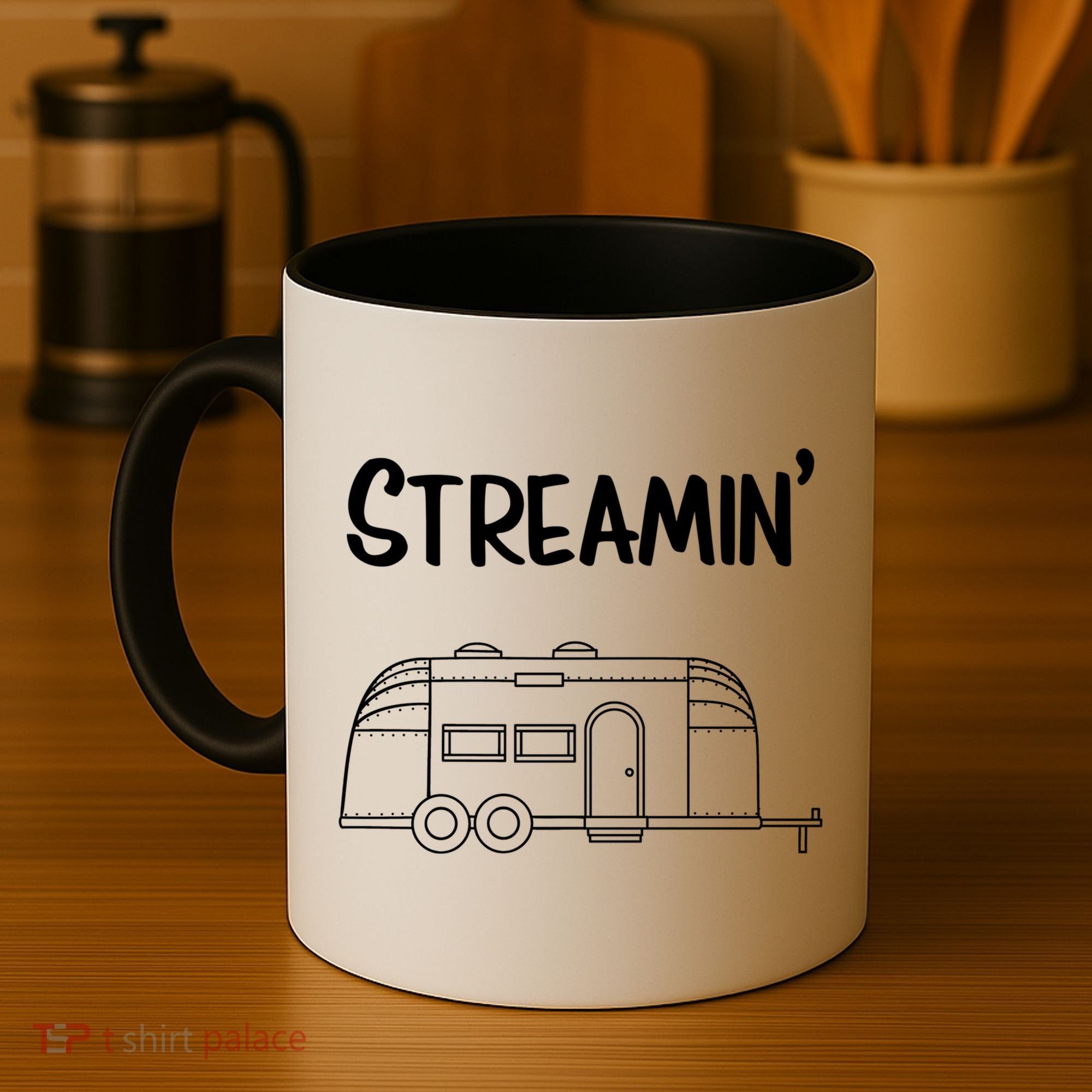 Streamin' Airstream Camping Gift Coffee Mug