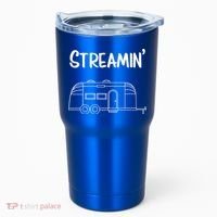Streamin' Airstream Camping Gift Tumbler thumb 0