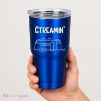 Streamin' Airstream Camping Gift Tumbler thumb 2