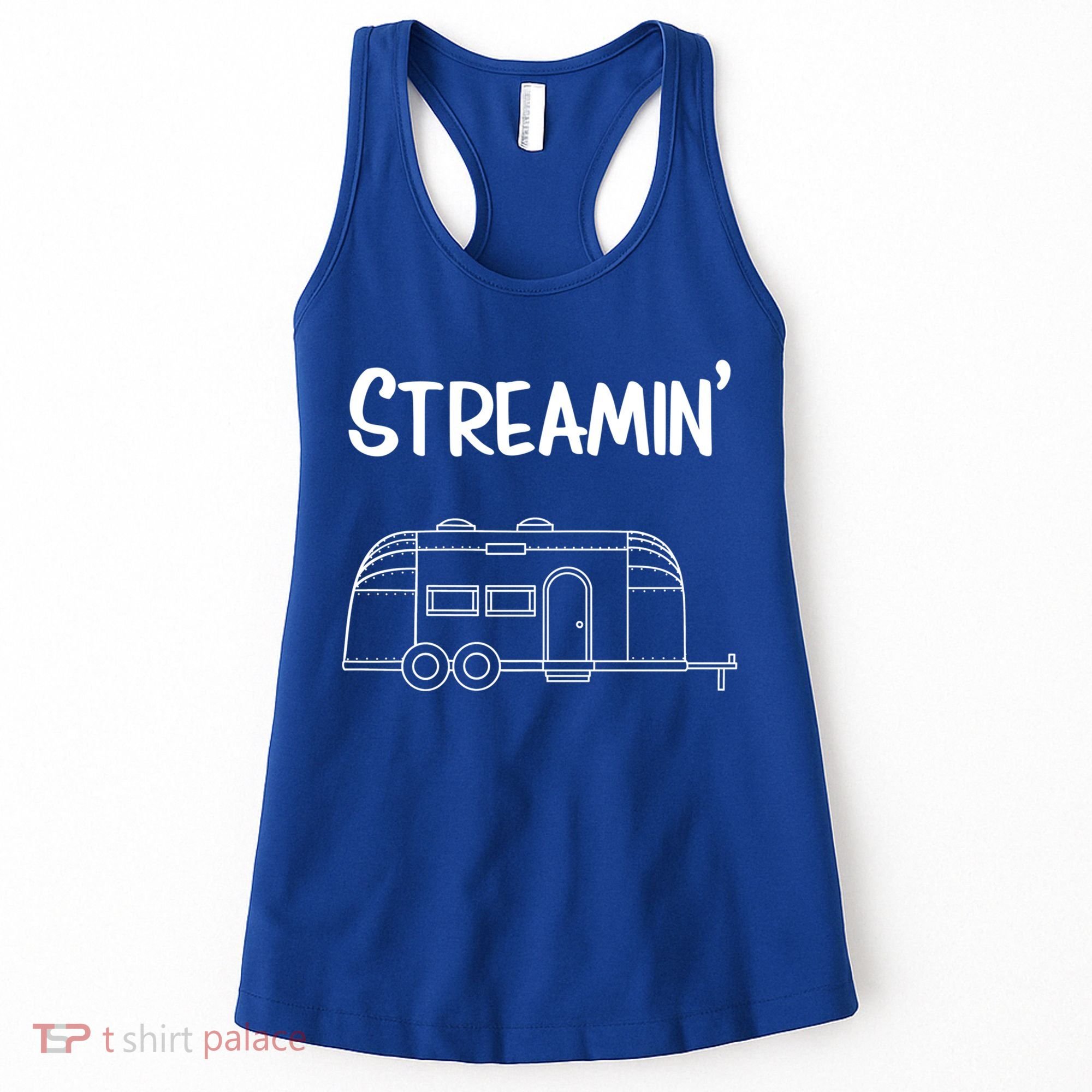 Streamin' Airstream Camping Gift Women's Tank Top