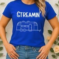 Streamin' Airstream Camping Gift Women's T-Shirt thumb 2