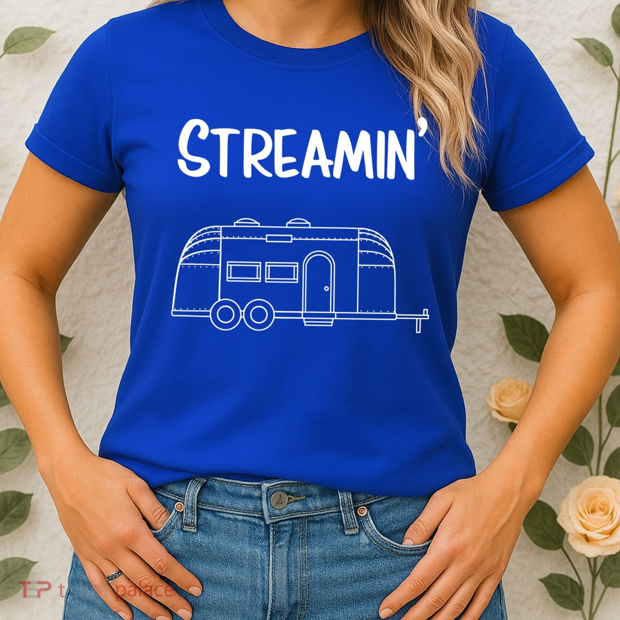 Streamin' Airstream Camping Gift Women's T-Shirt