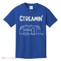 Streamin' Airstream Camping Gift Kids T-Shirt thumb 0