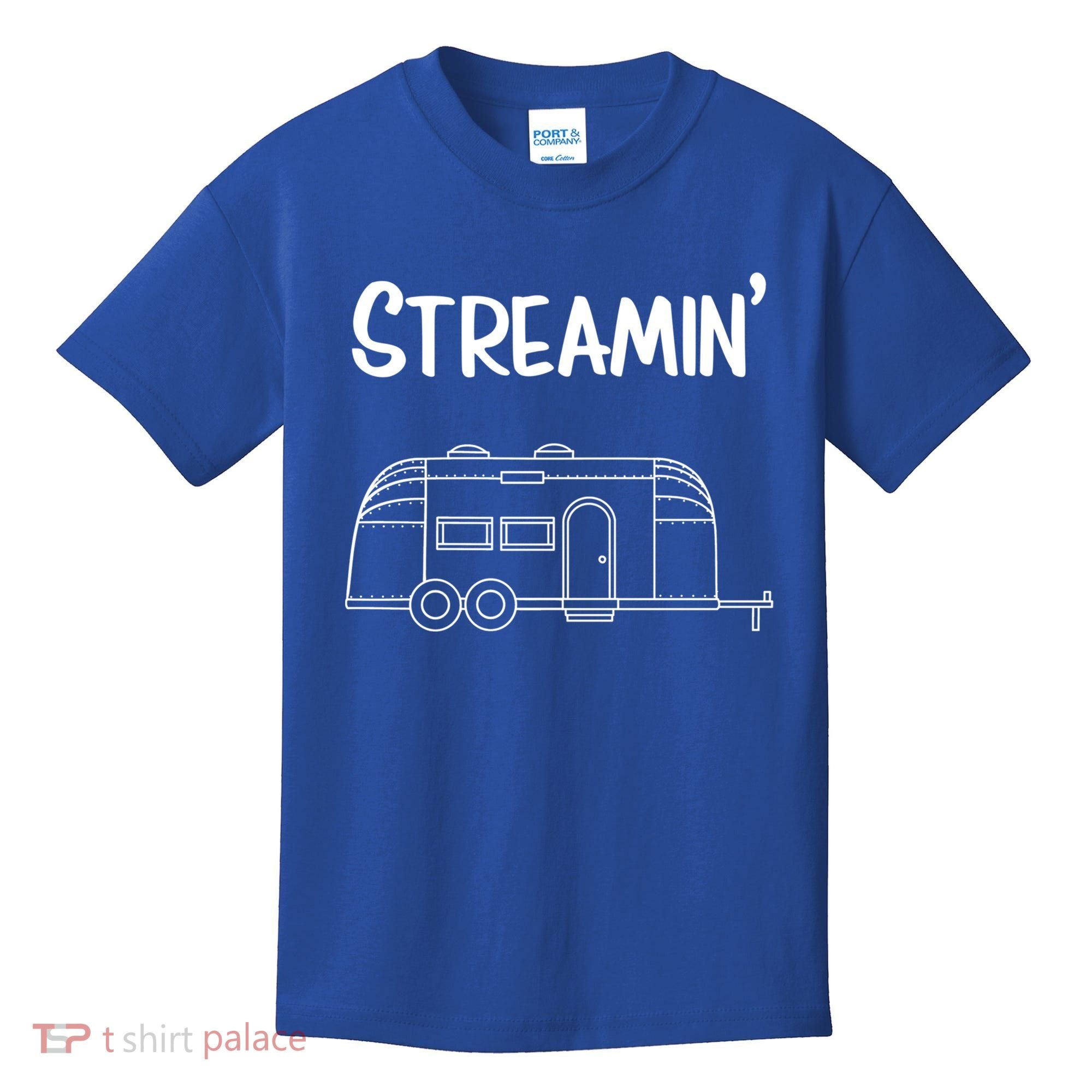 Streamin' Airstream Camping Gift Kids T-Shirt
