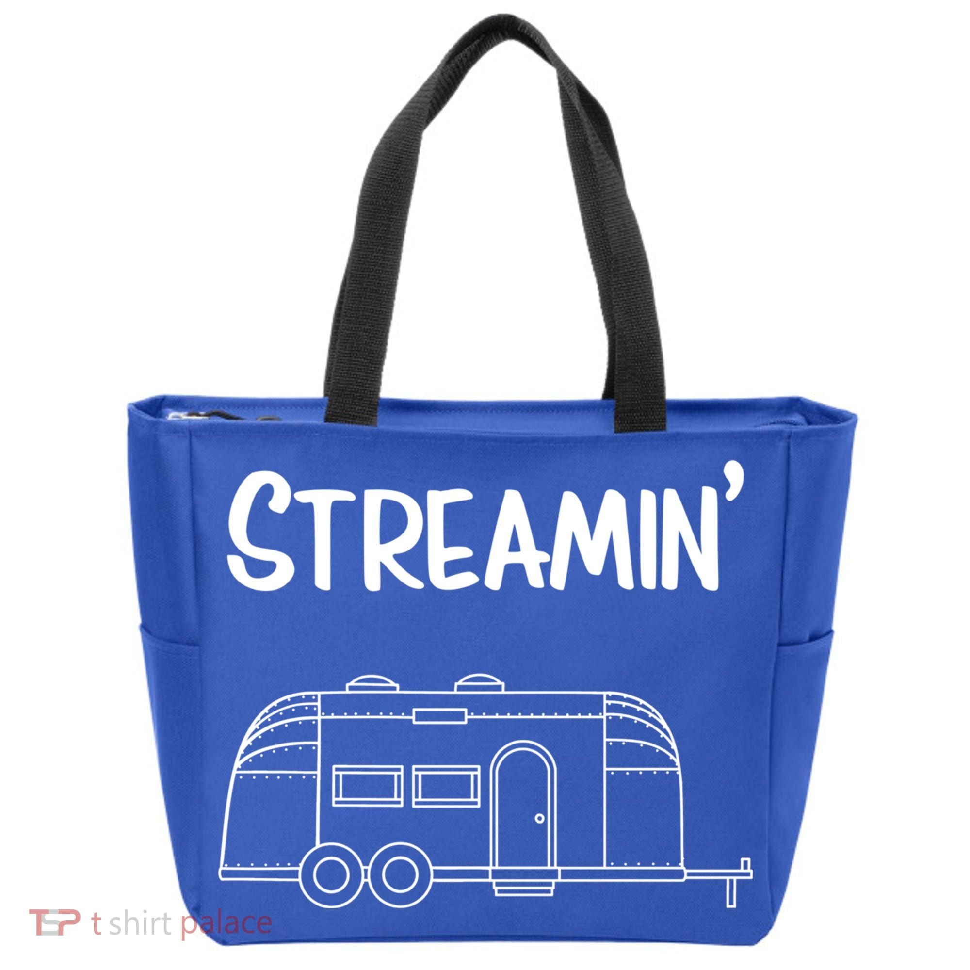 Streamin' Airstream Camping Gift Tote Bag