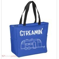Streamin' Airstream Camping Gift Tote Bag thumb 2
