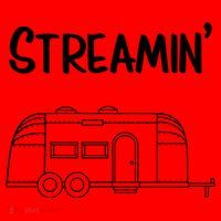 Streamin' Airstream Camping Gift Santa Hat thumb 1