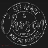 Set Apart Chosen For His Purpose - Christian Faith Apron thumb 3