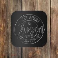 Set Apart Chosen For His Purpose - Christian Faith Coaster thumb 0